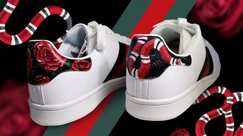 adidas stan smith custom gucci.